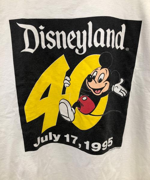Murina（ムリナ）Murina (ムリナ) DISNEY (ディズニー) ディズニーランド40周年記念プリントTシャツ/DISNEY LAND 40TH  ANNIVERSARY PRINT T-SHIRT ホワイト サイズ:XLの古着・服飾アイテム