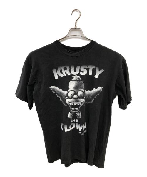The Simpsons（ザ シンプソンズ）The Simpsons (ザ シンプソンズ) 90's ザ・シンプソンズ クラスティー・ザ・クラウン Tシャツ／90's THE SIMPSONS KRUSTY THE CLOWN T-SHIRT ブラック サイズ:FREEの古着・服飾アイテム