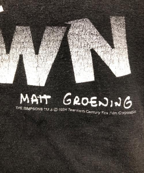 The Simpsons（ザ シンプソンズ）The Simpsons (ザ シンプソンズ) 90's ザ・シンプソンズ クラスティー・ザ・クラウン Tシャツ／90's THE SIMPSONS KRUSTY THE CLOWN T-SHIRT ブラック サイズ:FREEの古着・服飾アイテム