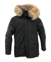 Pyrenex（ピレネックス）の古着「ダウンジャケット ボルドー／DOWN JACKET BORDEAUX」｜ブラック