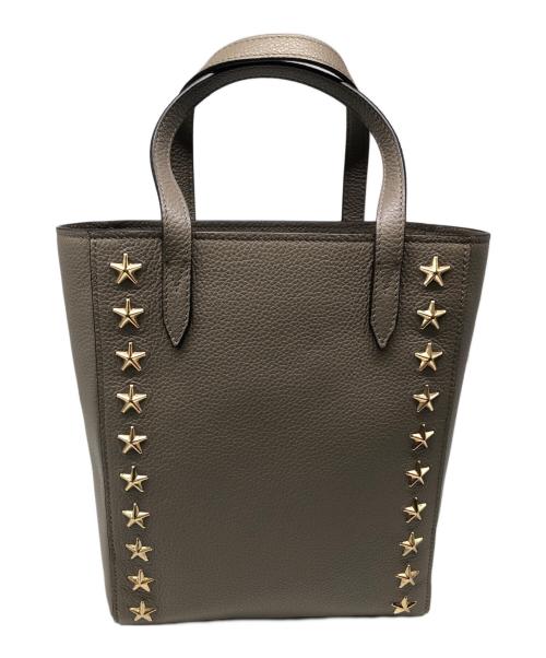 JIMMY CHOO（ジミーチュウ）JIMMY CHOO (ジミーチュウ) ブリエ トートバッグ／BRIA TOTE BAG ベージュの古着・服飾アイテム