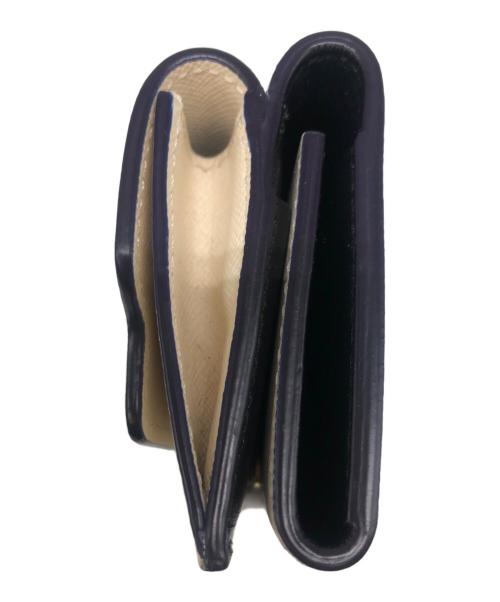 MARNI（マルニ）MARNI (マルニ) サフィアーノレザーコンパクトウォレット／SAFFIANO LEATHER COMPACT WALLET アイボリーの古着・服飾アイテム