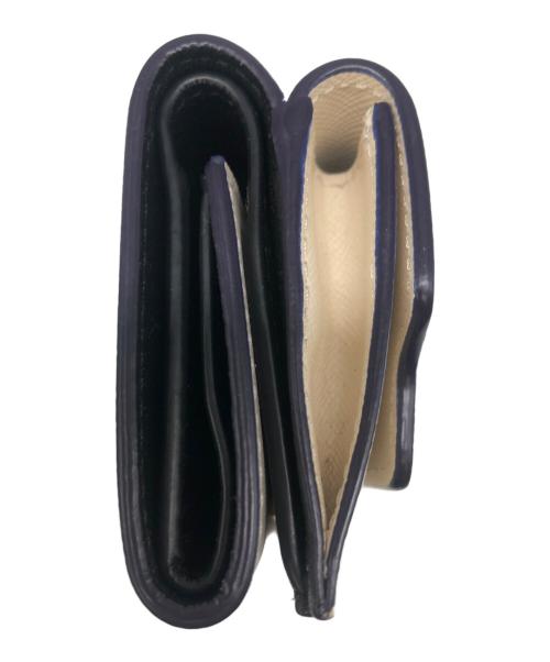 MARNI（マルニ）MARNI (マルニ) サフィアーノレザーコンパクトウォレット／SAFFIANO LEATHER COMPACT WALLET アイボリーの古着・服飾アイテム