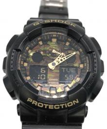 CASIO（カシオ）の古着「G-SHOCK ANALOG-DIGITAL GA100 SERIES GA-100CF」｜ブラック