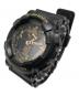 CASIO (カシオ) G-SHOCK ANALOG-DIGITAL GA100 SERIES GA-100CF ブラック：6000円