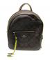 COACH（コーチ）の古着「シグネチャーリュックサック／SIGNATURE RUCKSACK」｜ブラウン