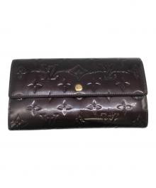 LOUIS VUITTON（ルイ ヴィトン）の古着「ポルトフォイユ・サラ モノグラム ヴェルニ／PORTEFEUILLE SARAH MONOGRAM VERNIS 」｜ヴィオレット