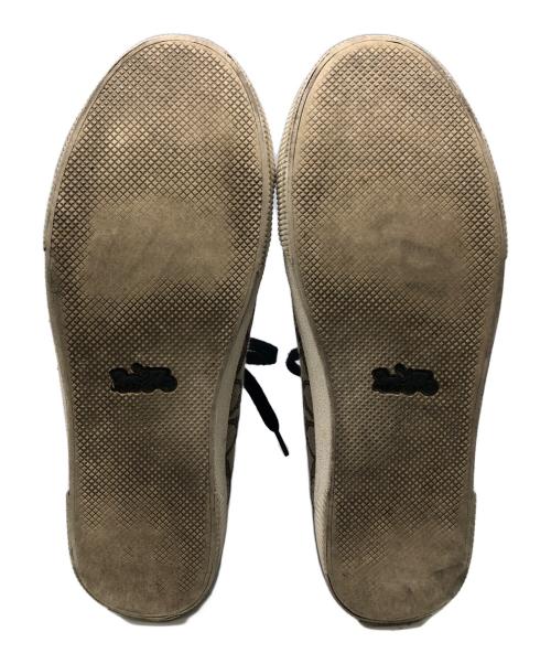 COACH（コーチ）COACH (コーチ) STAR WARS (スターウォーズ) シグネチャートライロゴスニーカー／REBEL ALLIANCE PATCH HIGH CUT SNEAKERS ブラウン サイズ:26cmの古着・服飾アイテム