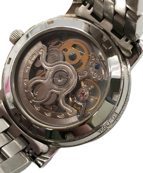 michel jurdain（ミッシェル・ジョルダン）michel jurdain (ミッシェル・ジョルダン) EG-7309A 自動巻き腕時計／AUTOMATIC WRIST WATCH シルバーカラーの古着・服飾アイテム