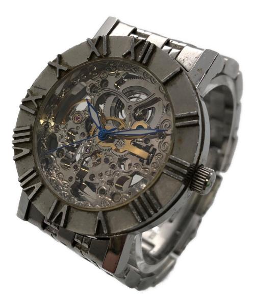 michel jurdain（ミッシェル・ジョルダン）michel jurdain (ミッシェル・ジョルダン) EG-7309A 自動巻き腕時計／AUTOMATIC WRIST WATCH シルバーカラーの古着・服飾アイテム