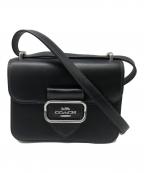 COACHコーチ）の古着「モーガンスクエアクロスボディバッグ／MORGAN SQUARE CROSS BODY BAG」｜ブラック