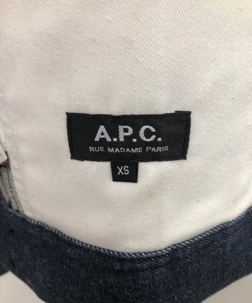 A.P.C.（アーペーセー）A.P.C. (アーペーセー) デニムジャケット／DENIM JACKET インディゴ サイズ:XSの古着・服飾アイテム