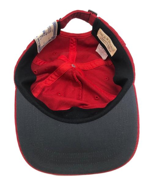 THE H.W.DOG&CO（ザエイチダブリュードッグアンドコー）THE H.W.DOG&CO (ザ エイチダブリュウ ドッグアンドコー) コーデュロイワーカーズキャップ レッド／CORDUROY WORKERS CAP - Red レッドの古着・服飾アイテム