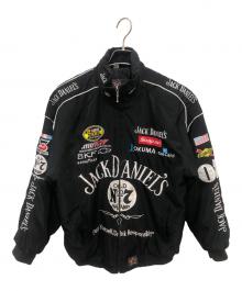 JH Design（ジェイエイチデザイン）の古着「ジャック・ダニエルズ ナスカーレーシングジャケット／JACK DANIEL'S NASCAR RACING JACKET」｜ブラック