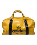 adidasアディダス）の古着「80's スーパースターエナメルボストンバッグ／80'S SUPER STAR ENAMEL BOSTON BAG」｜イエロー
