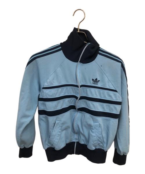 adidas（アディダス）adidas (アディダス) 70's ベンテックス社製 トラックジャケット／70'S VENTEX PRODUCTION TRACK JACKET ブルー サイズ:Mの古着・服飾アイテム