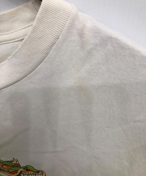 stussy（ステューシー）stussy (ステューシー) オールドステューシー ドラゴンプリントTシャツ／OLD STUSSY DRAGON PRINT T-SHIRT アイボリー サイズ:Mの古着・服飾アイテム