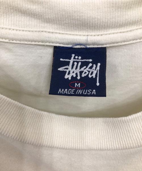 stussy（ステューシー）stussy (ステューシー) オールドステューシー ドラゴンプリントTシャツ／OLD STUSSY DRAGON PRINT T-SHIRT アイボリー サイズ:Mの古着・服飾アイテム