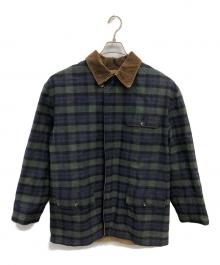 POLO RALPH LAUREN（ポロ・ラルフローレン）の古着「ワックスドコットンハンティングジャケット／WAXD COTTON HUNTING JACKET」｜ネイビー