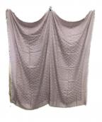 LOUIS VUITTONルイ ヴィトン）の古着「シルクウールストール モノグラム エクリュ／SILK WOOL STOLE MONOGRAM ECRU」｜パープル