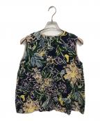 45Rフォーティファイブ・アール）の古着「コットンリネン二重織ノースリーブトップ／COTTON LINEN DOUBLE CLOTH NO SLEEVE TOP」｜マルチカラー