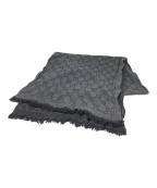 GUCCIグッチ）の古着「GGパターン総柄ストール／GG ALL OVER PATTERN STOLE」｜グレー