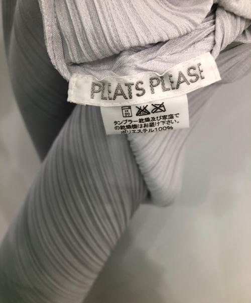 PLEATS PLEASE（プリーツプリーズ）PLEATS PLEASE (プリーツプリーズ) プリーツノースリーブワンピース／PLEATS NO SLEEVE ONE-PIECE グレー サイズ:1の古着・服飾アイテム