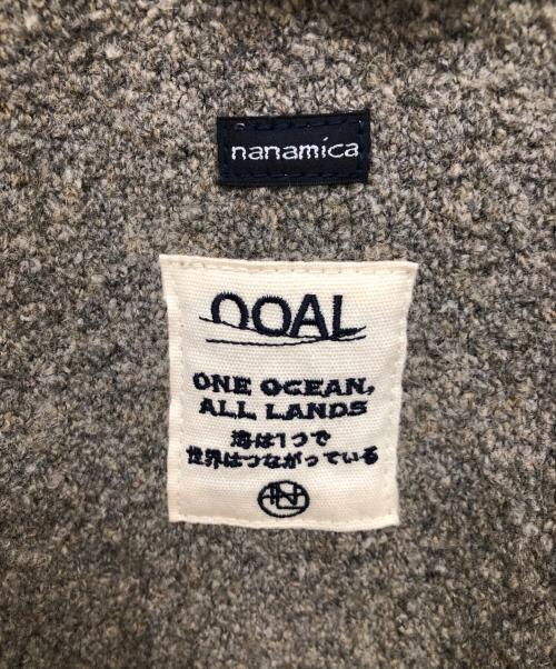 nanamica（ナナミカ）nanamica (ナナミカ) ボイルドウールジップアップセーター／Boiled Wool Zip Up Sweater ベージュ サイズ:Mの古着・服飾アイテム