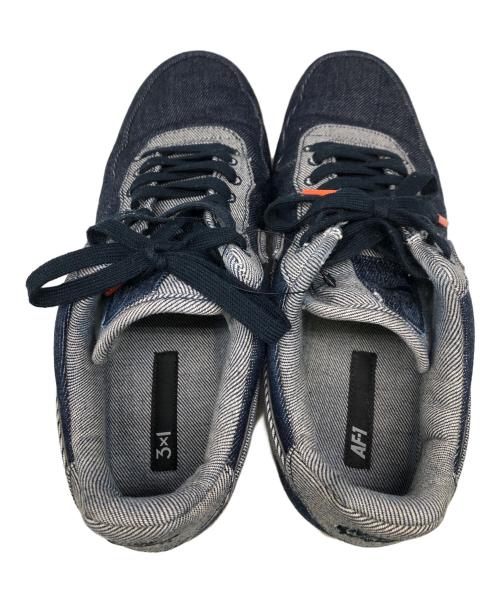 NIKE（ナイキ）NIKE (ナイキ) 3×1 (スリーバイワン) エアフォースワンデニムパック／AIR FORCE 1 DENIM PACK インディゴ サイズ:28.5cmの古着・服飾アイテム