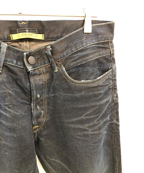 STONE ISLAND（ストーンアイランド）STONE ISLAND (ストーンアイランド) 加工デニムパンツ／DISTRESSED DENIM PANTS インディゴ サイズ:31の古着・服飾アイテム