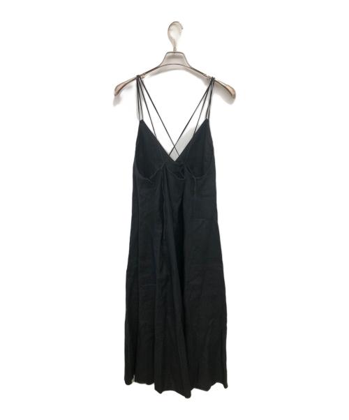 Spick and Span（スピックアンドスパン）Spick and Span (スピックアンドスパン) キャミソールワンピース／CAMISOLE ONE-PIECE ブラック サイズ:38の古着・服飾アイテム
