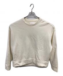 JIL SANDER（ジルサンダー）の古着「ワイドサイズロゴソングスリーブスウェットＴシャツ／WIDE SIZE LOGO LONGSLEEVE SWEAT T SHIRT」｜アイボリー