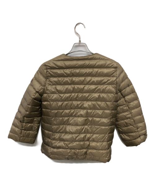 TATRAS（タトラス）TATRAS (タトラス) ノーカラーダウンジャケット／NO COLLAR DOWN JACKET ベージュ サイズ:03の古着・服飾アイテム