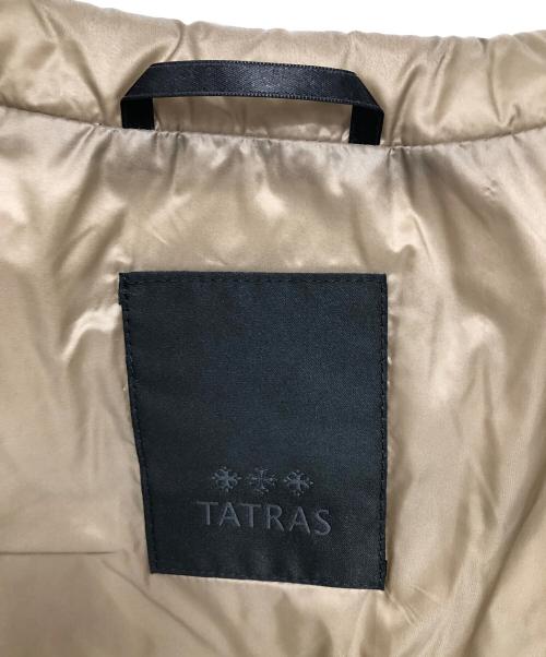 TATRAS（タトラス）TATRAS (タトラス) ノーカラーダウンジャケット／NO COLLAR DOWN JACKET ベージュ サイズ:03の古着・服飾アイテム