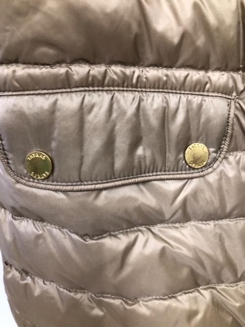 TATRAS（タトラス）TATRAS (タトラス) ノーカラーダウンジャケット／NO COLLAR DOWN JACKET ベージュ サイズ:03の古着・服飾アイテム