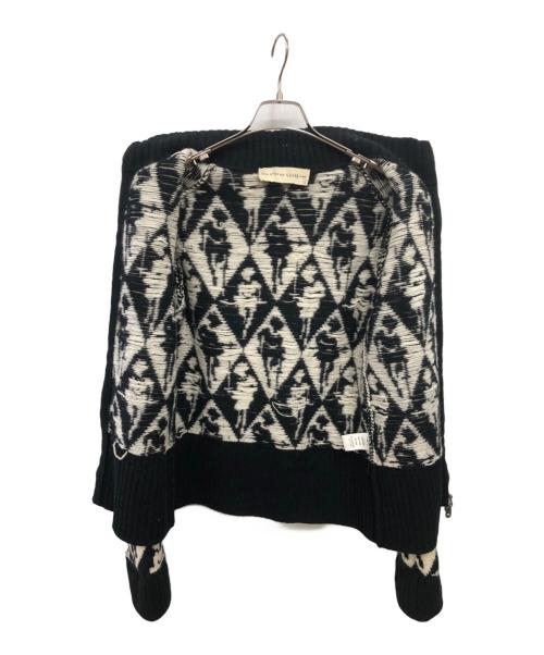 stefancooke（ステファンクック）stefancooke (ステファンクック) ドライバーズニット／DRIVERS KNIT ベージュ×ブラック サイズ:mの古着・服飾アイテム