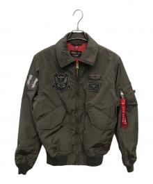 ALPHA×STRICT-G（アルファ×ストラクトジー）の古着「CWU-36/P 逆襲のシャア ネオジオン軍 シャア・アズナブルモデル／CWU-36/P MOBILE SUIT GUNDAM CHAR's COUNTERATTACK NEO ZEON CHAR AZNABLE MODEL」｜オリーブ