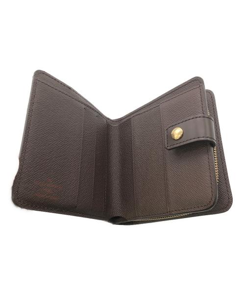 LOUIS VUITTON（ルイ ヴィトン）LOUIS VUITTON (ルイ ヴィトン) ダミエ・コンパクトジップ／Ⅾ’AMIER COMPACT ZIPの古着・服飾アイテム