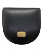 BALLYバリー）の古着「馬蹄型コインケース／HORSESHOE SHAPED WALLET」｜ブラック