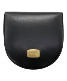 BALLY（バリー）の古着「馬蹄型コインケース／HORSESHOE SHAPED WALLET」｜ブラック