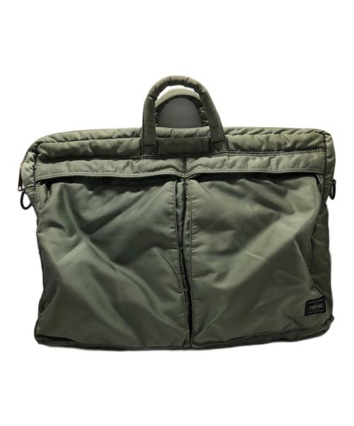 PORTER（ポーター）PORTER (ポーター) タンカーブリーフケース／TANKER BRIEF CASE オリーブの古着・服飾アイテム