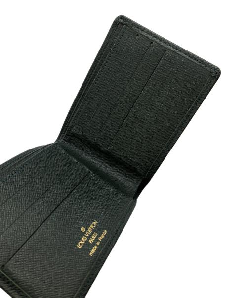 LOUIS VUITTON（ルイ ヴィトン）LOUIS VUITTON (ルイ ヴィトン) タイガ・ポルトビエ6カルトクレディ／TAIGA PORTOBIER 6 CARTE CREDIT グリーンの古着・服飾アイテム