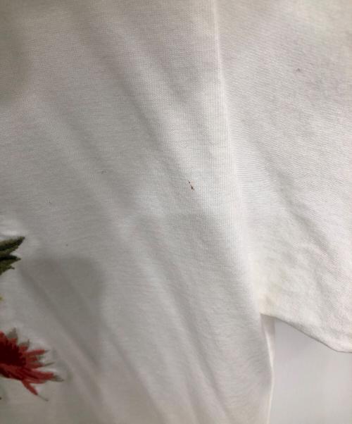MAISON SPECIAL（メゾンスペシャル）MAISON SPECIAL (メゾンスペシャル) ジャガー刺繍プライムオーバーTシャツ／JAGAR EMBROIDERY PRIME OVER T-SHIRT ホワイト サイズ:1の古着・服飾アイテム
