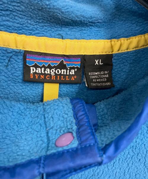 Patagonia（パタゴニア）Patagonia (パタゴニア) 00'S シンチラ　スナップ T プルオーバー／Synchilla Snap-T Pullover ブルー サイズ:XLの古着・服飾アイテム