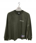 NEIGHBORHOOD×RUSSELL ATHLETICネイバーフッド×ラッセルアスレチック）の古着「ロングスリーブＴシャツ／L/S T-SHIRT」｜オリーブ