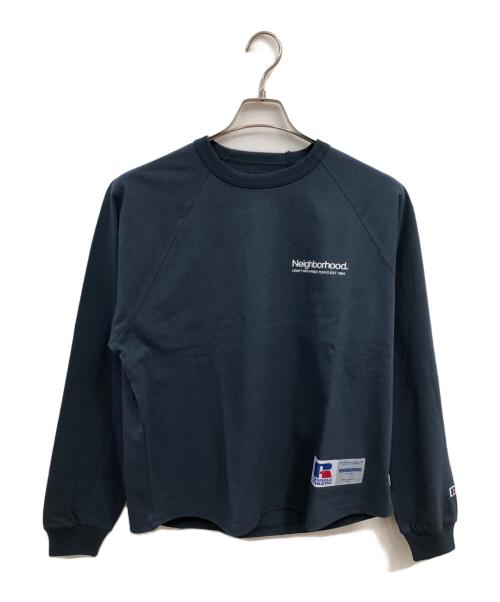 NEIGHBORHOOD（ネイバーフッド）NEIGHBORHOOD (ネイバーフッド) RUSSELL ATHLETIC (ラッセルアスレチック) クルーネックロングスリーブTシャツ／CREW NECK L/S T-SHIRT ネイビー サイズ:Sの古着・服飾アイテム