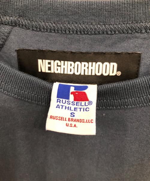 NEIGHBORHOOD（ネイバーフッド）NEIGHBORHOOD (ネイバーフッド) RUSSELL ATHLETIC (ラッセルアスレチック) クルーネックロングスリーブTシャツ／CREW NECK L/S T-SHIRT ネイビー サイズ:Sの古着・服飾アイテム