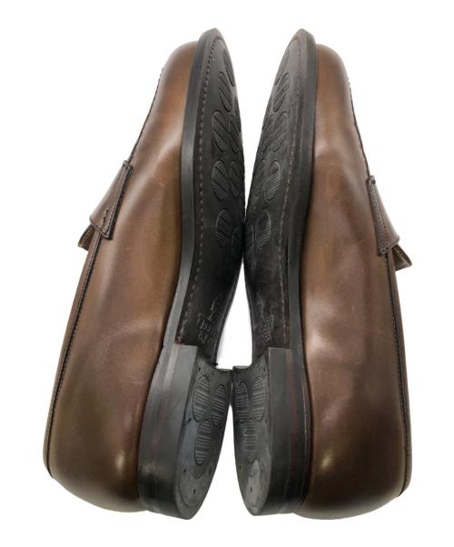 Crockett & Jones（クロケット＆ジョーンズ）Crockett & Jones (クロケット＆ジョーンズ) コインローファー／COIN LOAFER ブラウン サイズ:7の古着・服飾アイテム