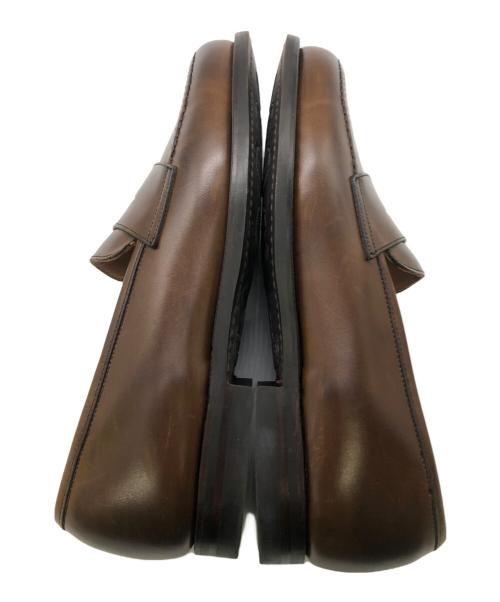 Crockett & Jones（クロケット＆ジョーンズ）Crockett & Jones (クロケット＆ジョーンズ) コインローファー／COIN LOAFER ブラウン サイズ:7の古着・服飾アイテム