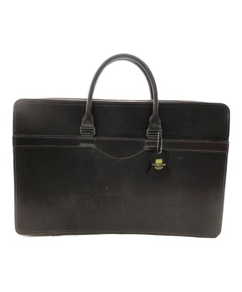 Whitehouse Cox（ホワイトハウスコックス）Whitehouse Cox (ホワイトハウスコックス) ブリーフケース ブラウンの古着・服飾アイテム